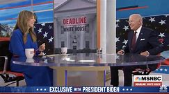 MSNBC's Nicolle Wallace fawns over President Biden, laughs repeatedly during live interview
