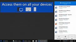 Back up your folders with OneDrive
