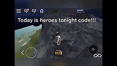 Heroes tonight code for roblox id