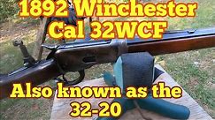1892 Winchester lever action, 32-20 ballistic test