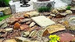 Pondless Stream Waterfall Fire Pit Hardscapes Cypress TX