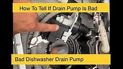 How To Replace GE Dishwasher Drain Pump.