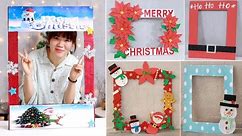 12 Christmas Photo Booth Props Frame | Christmas Decoration ideas 2023