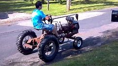 standard twin mod. old garden tractor