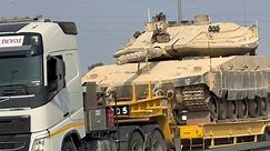 Israeli tanks move through the Sderot area | AFP