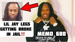 Memo 600 On Lil Jay BREAKING His Legs In Jail, King Yella Bogus For Telling & King Von Mural | Pt3