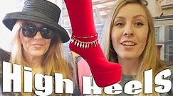 What happens when you wear 6 inch heels...