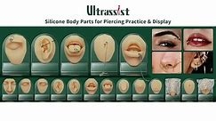 Piercing Practice Silicone Body Parts
