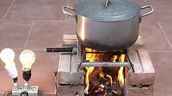 Turn A Wood Stove Into A Mini Thermal Power Plant