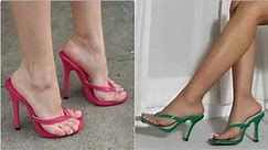 2023 collection of strappy high heel sandals for ladies.
