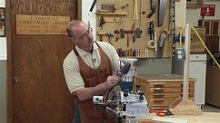 Woodworking Drawer Making Dovetails and Drawer Locks - Setting up and Dovetail Jig