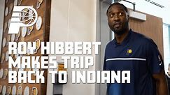 Roy Hibbert Returns to Indiana to Tour Facility & Rev Up Crowd Ahead of Home Opener | Indiana Pacers