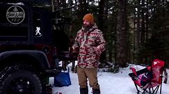 Jeep Camping In Winter With Roof Top Tent