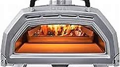 ooni Karu 16 Multi-Fuel Outdoor Pizza Oven - Wood and Gas Outdoor Pizza Oven with Pizza Stone & Intergrated Thermometer, Pizza Oven Outdoor, Dual Fuel 16 Inch Pizza Maker, Outdoor Cooking Grill