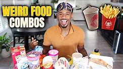 Trying 12 NEW Weird Food Combos | Alonzo Lerone