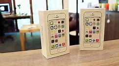 iPhone 5s Gold and White Unboxing and Hands on with Touch ID India