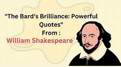 Unlocking the Secrets of William Shakespeare's Mind-Blowing Quotes!