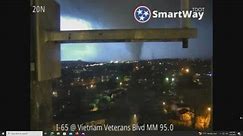 Tornado moving across Davidson County, TN captured on camera