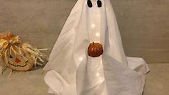 Dollar Tree Halloween Ghost Decor DIY