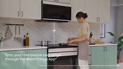 Samsung Over-the-Range Smart Microwave 2.1 cu. ft. with Auto Connectivity & LCD Display in Stainless Steel ME21DG6700SR