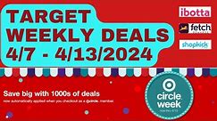 Target Circle Week Deals: Unmissable Weekly Savings at Target on Baby, Food, Household & more.
