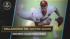 Oklahoma vs. Notre Dame: 2022 Men's College World Series Highlights