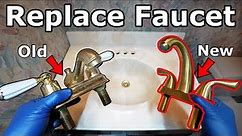DIY: How to Replace and Install a Bathroom Sink Faucet