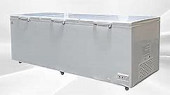 Commercial Freezer Chest freezer 42 Cu.Ft NSF Restaurant 105" White Solid 3 door Flat Top w/Storage Baskets BD1250