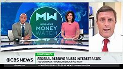 MoneyWatch: Market moves on Fed rate hike