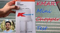 How I use Kmart Mini Chopper