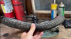 Bicycle wheel repair (Taco shelled)