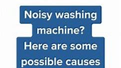 If your washer sounds like it’s trying to play a rock concert in your home, we’ve got some troubleshooting tips for you. Let’s get your machine running smoothly again. Find more details at the link in our bio. #washer #washingmachine #troubleshooting #appliances #homeappliances #appliancerepair #repairhelp #appliancepartspros #washerrepair | AppliancePartsPros