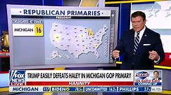 Bret Baier breaks down the Michigan GOP primary results: Trump is rolling