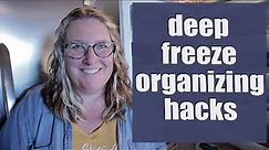 Freezer Organization Hacks | Chest Freezer | Upright Freezer