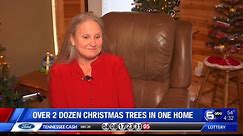 Over 2 dozen Christmas trees in one home
