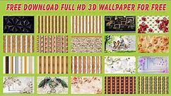 3D wallpaper how to download Full hd wallpaper free 2023