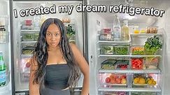 NEW FRIDGE TOUR! Extreme fridge Makeover on a budget!! *Aesthetic Organization* |(Move in with me)