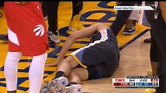 NBA Finals: Klay Thompson injures left knee in game 6