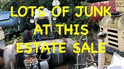 Crazy amount of junk at an estate sale