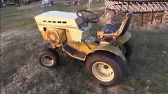 Final Start and drive: 1974 Sears SS/16 Twin Garden Tractor