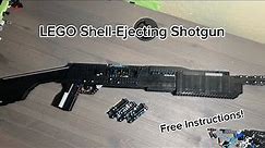 LEGO Small Working Shotgun (Instructions For Free)