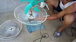 How to replace electric fan blade and fan guard