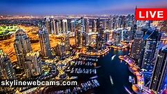 【LIVE】 Webcam Dubai Marina | SkylineWebcams