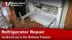 Whirlpool Refrigerator Repair - Ice Buildup in the Bottom Freezer - Water Leaking - Grommet Kit
