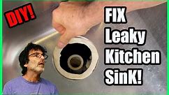 How to Fix Your Leaky Kitchen Sink! ($10 at Lowes!) DIY!