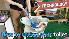how to unclog your toilet
