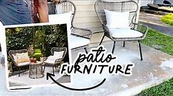 *NEW* Patio Furniture from Target | Latigo 3pc Rattan Patio Chat Set from Opalhouse