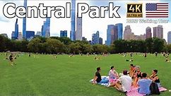 Central Park - New York City - 2023 Walking Tour in 4K