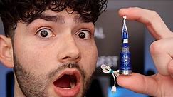 Worlds Smallest Vs Tallest Electric Toothbrush!!