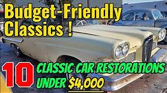 From Rust to Glory: Facebook Marketplace Classics Under $4,000